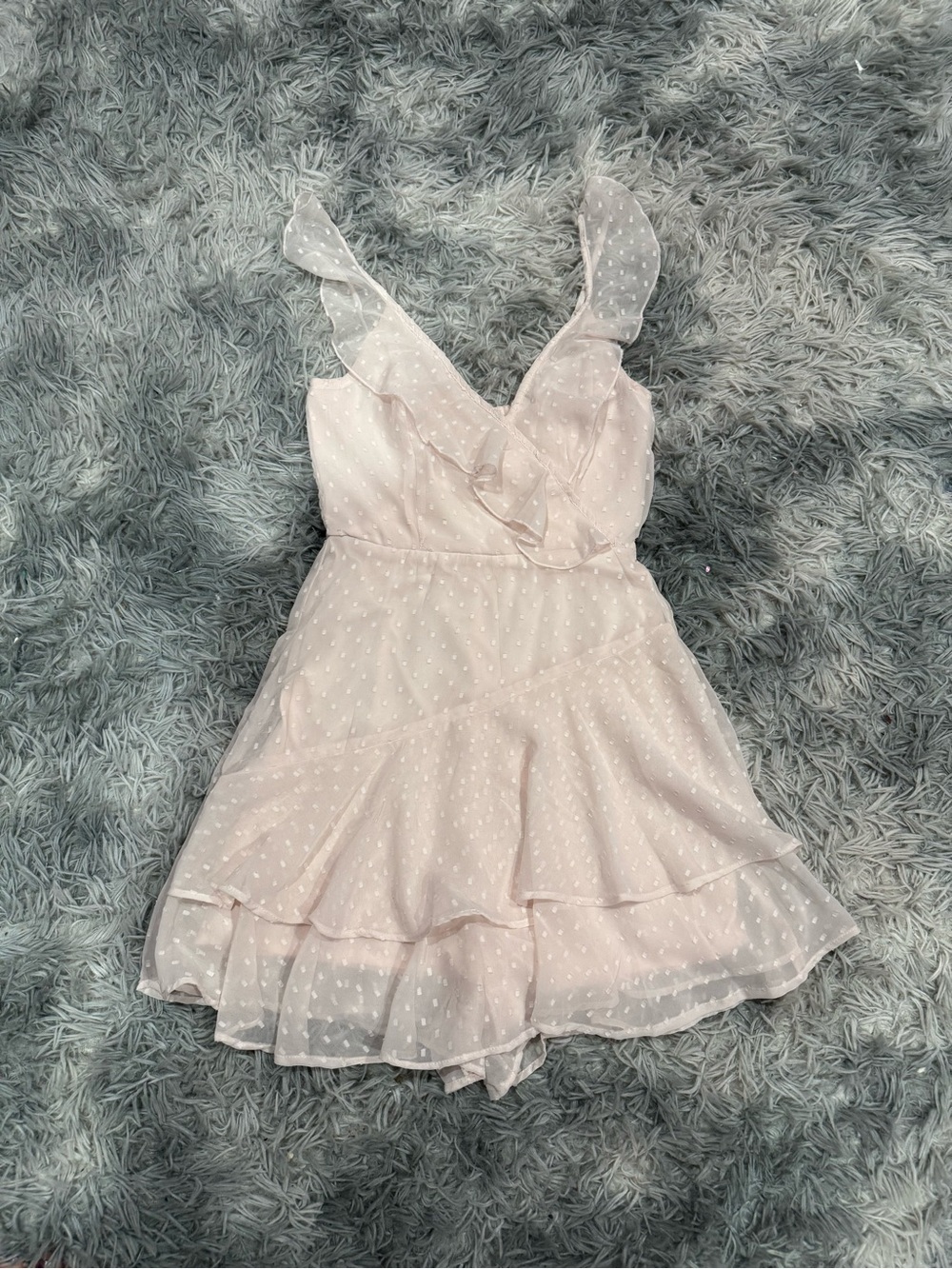Aqua Blush Smocked Mini Dress romper